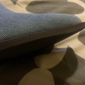 Denim bootie ( two tone cloth / leather )